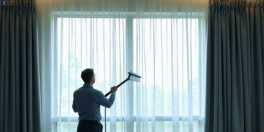 Commercial drapes cleaning service durack hotels offices