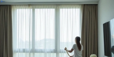 Delicate sheer drape cleaning durack Matty Curtain Cleaning